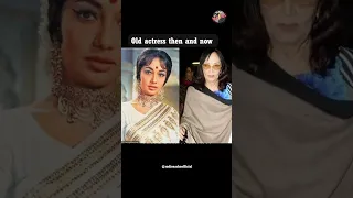 Old actress then and now😢 #madhubala #meenakumari #sadhana #sharmilatagore