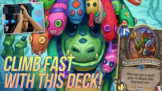 CLIMB FAST with THIS DECK! SO MANY WIGS! | Hearthstone Standard | Savjz
