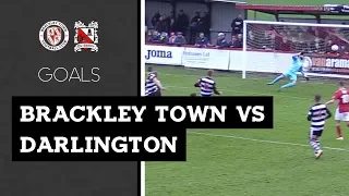 Goals: Brackley Town v Darlington