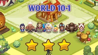 GUARDIAN TALES | WORLD 10-1 FULL 3 SAO FHD KHÔNG CHE | ALL TANK GAMING