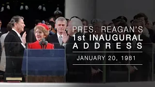 1st Inaugural Address: President Reagans Inaugural Address  1/20/81