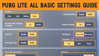 Pubg Mobile Lite All Basic Settings Guide In Hindi | All Settings Tips And Tricks | Official Mayank