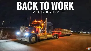 BACK TO WORK | My Trucking Life | Vlog #3057