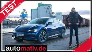 Mit Heckantrieb sparsamer und spaßiger? Kia EV6 RWD (77.4 kWh) GT-Line (2023) im Fahrbericht!