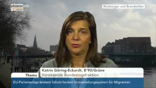Wutbürger: Katrin Göring-Eckardt zu Drohungen und Beleidigungen am 09.11.2015