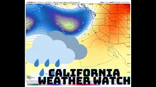 California rain, wind and extended forecast!