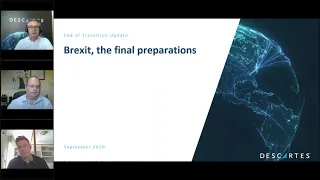 Brexit, the final preparations.