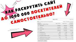 Раскрутка сайта с нуля до 1 млн. – Сайты были, есть, и будут!