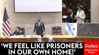 BRUTAL: Citizen After Citizen Blasts Chicago Mayor Brandon Johnson To His Face Over Migrant Policies