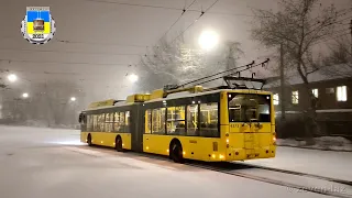 Киевский троллейбус- Декабрь 2021 / Kyiv trolleybus - December 2021