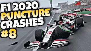 F1 2020 PUNCTURE CRASHES #8