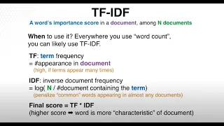 Text Analytics Concepts: TF-IDF, Bag-of-Words Explained with Examples