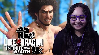 Like A Dragon: Infinite Wealth Gameplay Trailer Reaction | RGG Like A Dragon Direct | AGirlAndAGame