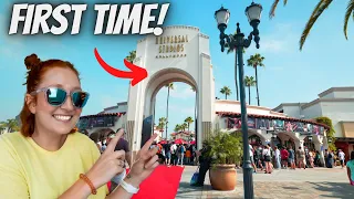 Our FIRST TIME at Universal Studios Hollywood!