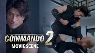 Vidyut Jammwal's Stunning Action Fight | Commando 2 | Movie Scene