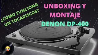 Unboxing + setup DENON DP 400 (English subtitles)