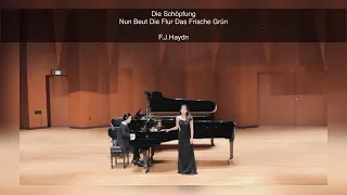 연주 | Die Schöpfung "천지 창조" 중 Nun beut die Flur das frische Grün (거칠던 들이 변하여) -F.J.Haydn | 소프라노 이유담