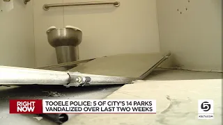 Tooele police: 5 of the city's 14 parks vandalized over past 2 weeks