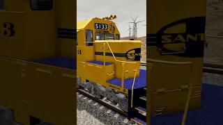 Impossible Weird Wave Rail Tracks VS Trains Crossing #2 - BeamNG.Drive