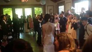 Jina & Nate Jumpin' Around after their First Dance. "Jump Around" by House of Pain. Not my song!!