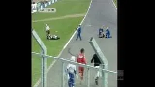 Massive MotoGP crash Donington Park 1993