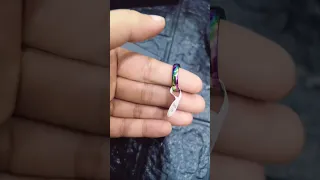 stainless steel branded handcuff holographic