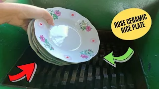 Rose Ceramic Rice Plate vs Fast Shredder Machine | Top 10 Compilation ASMR Videos