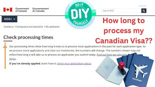 How long will Canadian Visa Application take??