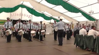 Peronne-Marsch, Festbankett Schützenfest Neuenhausen 2015, Tambourcorps "Sandhasen" Neuenhausen