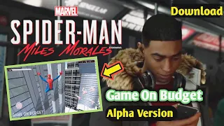 Spider man Miles Morales  fanmade | Alpha Version | fanmade game, Game On Budget not Ruser Games