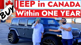 Buy a JEEP, within one year in CANADA | NO more documents| JEEP WRANGLER with big tire