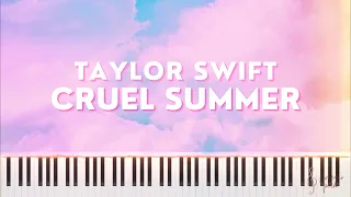 CRUEL SUMMER - TAYLOR SWIFT | Easy | Piano Cover/ Tutorial