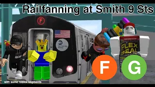 Roblox Crosstown | Railfanning at Smith 9 Sts