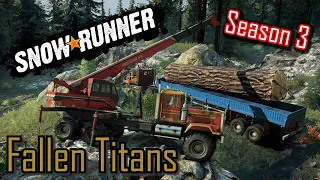 SnowRunner - Fallen Titans - Season 3 Locate & Deliver