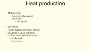 MedSci - Thermoregulation - Lecture 1