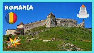 ROMANIA: Historic fort of RASNOV in TRANSLYVANIA #travel #romania