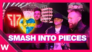 🇸🇪 Smash Into Pieces - "Heroes Are Calling" | Melodifestivalen 2024 | INTERVIEW before heat 1