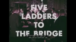 HOW TO BECOME AN OFFICER IN THE U.S. NAVY  "FIVE LADDERS TO THE BRIDGE"  1960s FILM 47184