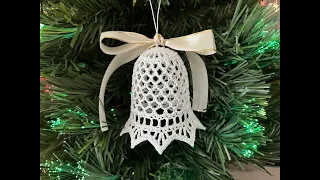 How to Crochet a Bell Ornament for a Christmas Tree - Tutorial #5