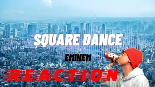 EMINEM SQUARE DANCE REACTION BaggEmUp