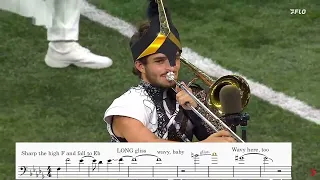 Transcription of Phantom Regiment 2023 "Exogenesis" Trombone Solo