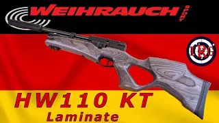 Weihrauch HW110KT Grey Laminate Air Rifle Review 4K