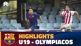[HIGHLIGHTS] YOUTH LEAGUE: FC Barcelona – Olympiacos (5-0)