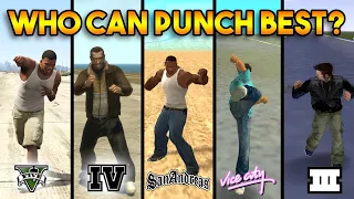 GTA : WHO CAN PUNCH BEST IN EVERY GTA?