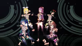 [MMD] Ikkitousen with Miku, Rin, Luka, GUMI, and IA