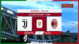 Coppa 2019-20, SF2, Juventus - AC Milan