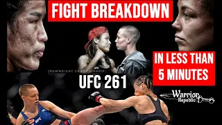 Rose Namajunas vs Zhang WeIli Breakdown -  IN LESS THAN 5 MINUTES