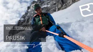 Prusik knots: Guide – friction hitch knots for crevasse rescues – Tutorial (6/18) | LAB ICE