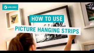 How to Use Picture Hanging Strips | VELCRO® Brand UK