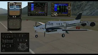 Автопилот Beachcraft C90 X-Plane 11